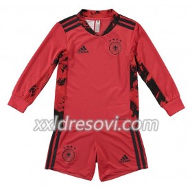 Njemačka Golmanski Domaći Dječji Komplet Dresovi za Nogomet Euro 2020 Dugim Rukavima (+ kratke hlače)